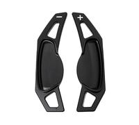 Naojino Compatible con Smart para ForFour 2015 2016 2017 Extensión del Volante del Coche Paletas De Cambio Pegatinas para Coche Paleta de Cambio(Black)