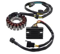Naojino Compatible con Suzuki para DRZ400S 2000-2019 para DRZ400SM 2007-2019 32800-29F00 Bobina De Estator + Kit Rectificador De Voltaje para Motocicleta Motocicleta rectificador
