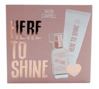 Naomi Campbell Here To Shine Set Regalo 1x 15ml EdT Spray + 50ml Loción