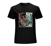 NAOMiO Living Colour Vivid Unisex 100% Cotton Short-Sleeve T-Shirts Black XL