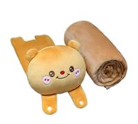 Nap Mat, Daycare Nap Mat | Capybara Shape Camping Sleeping Mat Kids Manta | Almohadas de Viaje, Chal Cómodo para la Familia, Amigos, Piscina, Jardín o Playa