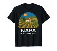 Napa California Wine Country Tasting Valley Love Retro UVA Camiseta