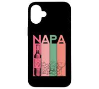 Napa California Wine Country Tasting Valley Love Retro UVA Carcasa para iPhone 16 Plus