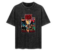 Napalm Death Band Mentally Murdered Album Cover Art Black T-Shirt Mens tee Unisex Tops L