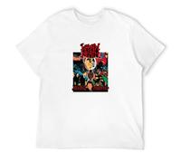 Napalm Death Band Mentally Murdered Album Cover Art Men's Cotton T-Shirt White Shirt Top tee XXL