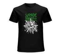 Napalm Death Chaos Mens Camiseta Black Graphic Unisex Camiseta, Negro , M