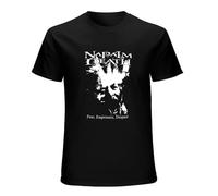 Napalm Death Fear Emptiness Despair Mens Camiseta Black Graphic Unisex Camiseta, Negro , XL