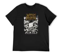Napalm Death from Enslavement To Obliteration Men's Cotton T-Shirt Black Shirt Top tee XL