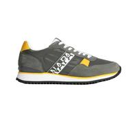Napapijri- Azul Oscuro Cuero Gamuza Zapatillas- Shoes- Hombre- Gris- 41 EU- Azul Oscuro Cuero Gamuza Zapatillas