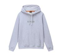 Napapijri- Box Logo Hoodie- Sweatshirts & Hoodies- Hombre- Gris- L- Box Logo Hoodie