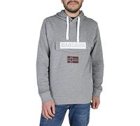 Napapijri Burgee Sum 2 suéter, Gris (Med Grey Mel 1601), Large para Hombre
