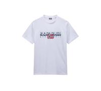 Napapijri Camiseta de Hombre de Manga Corta con Cuello Redondo de algodón con artículo Estampado NP0A4G34 S-Turin