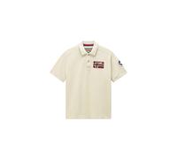 NAPAPIJRI Camiseta 'E-ARCHIVE' navy / rojo oscuro / blanco natural XXXL EUR