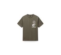 NAPAPIJRI Camiseta 'FUNES' oliva / blanco XL oliva / blanco