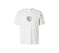 NAPAPIJRI Camiseta 'PHOS' arena / azul / rojo / blanco S arena / azul / rojo / blanco