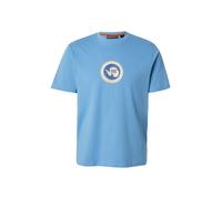 NAPAPIJRI Camiseta 'PHOS' beige / azul / azul claro / blanco L beige / azul / azul claro / blanco