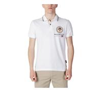 Napapijri- Camiseta Polo Blanca Hombre- Tops- Hombre- Blanco- M- Camiseta Polo Blanca Hombre