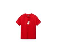 NAPAPIJRI Camiseta 'S-ANTIMONY SS W' beige claro / rojo anaranjado XL EUR