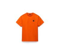 NAPAPIJRI Camiseta 'S-Badge' naranja oscuro / negro M naranja oscuro / negro