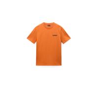 NAPAPIJRI Camiseta 'S-Fiemme' beige / azul / langosta / negro S EUR