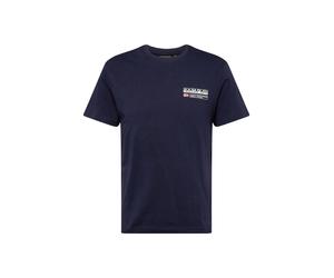 NAPAPIJRI Camiseta 'S-Kasba' marino / rojo / blanco M marino / rojo / blanco
