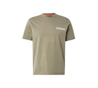 NAPAPIJRI Camiseta 'S-TURRACH' oliva / offwhite S oliva / offwhite