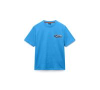 NAPAPIJRI Camiseta 'S-ZINC' azul / navy / blanco XS azul / navy / blanco