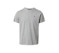 NAPAPIJRI Camiseta 'SALIS' navy / gris moteado / rojo carmesí / blanco, Talla XL