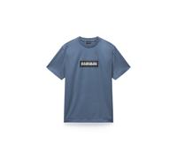 NAPAPIJRI Camiseta zafiro / negro / blanco, Talla S