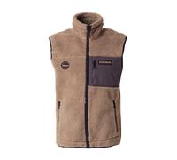 NAPAPIJRI Chaleco 'YUPIK' capuchino / gris / naranja / negro XL capuchino / gris / naranja / negro