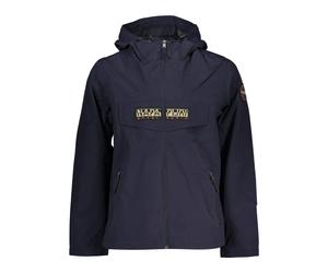Napapijri - Chaqueta Deportiva Azul Impermeable con Capucha - Jackets - Hombre - Azul - L -