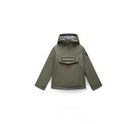 NAPAPIJRI Chaqueta funcional 'Rainforest' oliva / verde claro / rojo sangre / negro 128 EUR