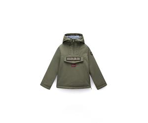 NAPAPIJRI Chaqueta funcional 'Rainforest' oliva / verde claro / rojo sangre / negro 140 oliva / verde claro / rojo sangre / negro