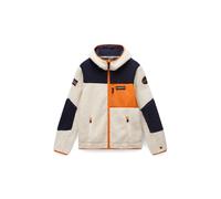 NAPAPIJRI Chaqueta polar 'Yupik' beige / naranja oscuro / negro S beige / naranja oscuro / negro