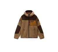 NAPAPIJRI Chaqueta polar 'YUPIK' cognac / brocado / negro M EUR