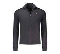 Napapijri- Damavand Full-Zip Jumper- Knitwear- Hombre- Negro- XL- Damavand Full-Zip Jumper