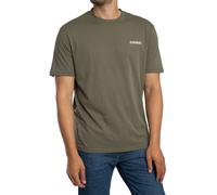 Napapijri de los hombres Camiseta relajada con logo de caja pequeña, Verde