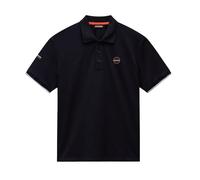 Napapijri E Badge - Polo de Manga Corta, Color Negro, Negro, XL