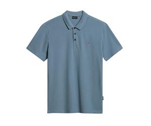 Napapijri Ealis - Polo para hombre, color azul tormentoso, manga corta