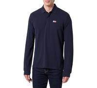 NAPAPIJRI Evan Long Sleeve Polo Shirt, Azul Marino, S para Hombre