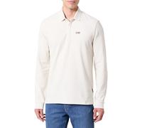 NAPAPIJRI Evan Long Sleeve Polo Shirt Cream, Color Blanco., L