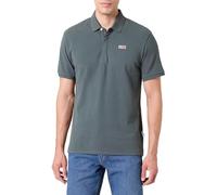 NAPAPIJRI Evan Short Sleeve Polo Shirt Green Urban, Verde, 3XL