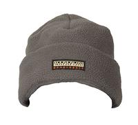 Napapijri Gorro de Hombre puño en Polar Suave y cálido con Logo Item NP0A4GK9 F-Rock, H98 Dark gey Solid, Talla única