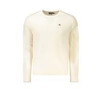 Napapijri- Jersey Hombre Lana Blanco- Knitwear- Hombre- Blanco- XL- Jersey Hombre Lana Blanco