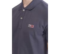 Napapijri Hombre Polo de Manga Corta Eruggy Gris Oscuro M