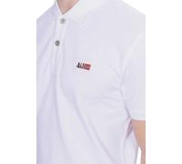 Napapijri Hombre Polo de Manga Corta Eruggy Blanco XXL