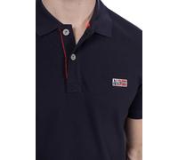 Napapijri Hombre Polo de Manga Corta Eruggy Negro XXL