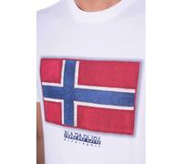 NAPAPIJRI - Men's logo flag T-shirt