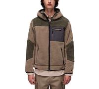 NAPAPIJRI Chaqueta polar 'Yupik' marrón / caqui / negro M marrón / caqui / negro