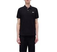 Napapijri Hombre Polo de Manga Corta Eruggy Negro XL